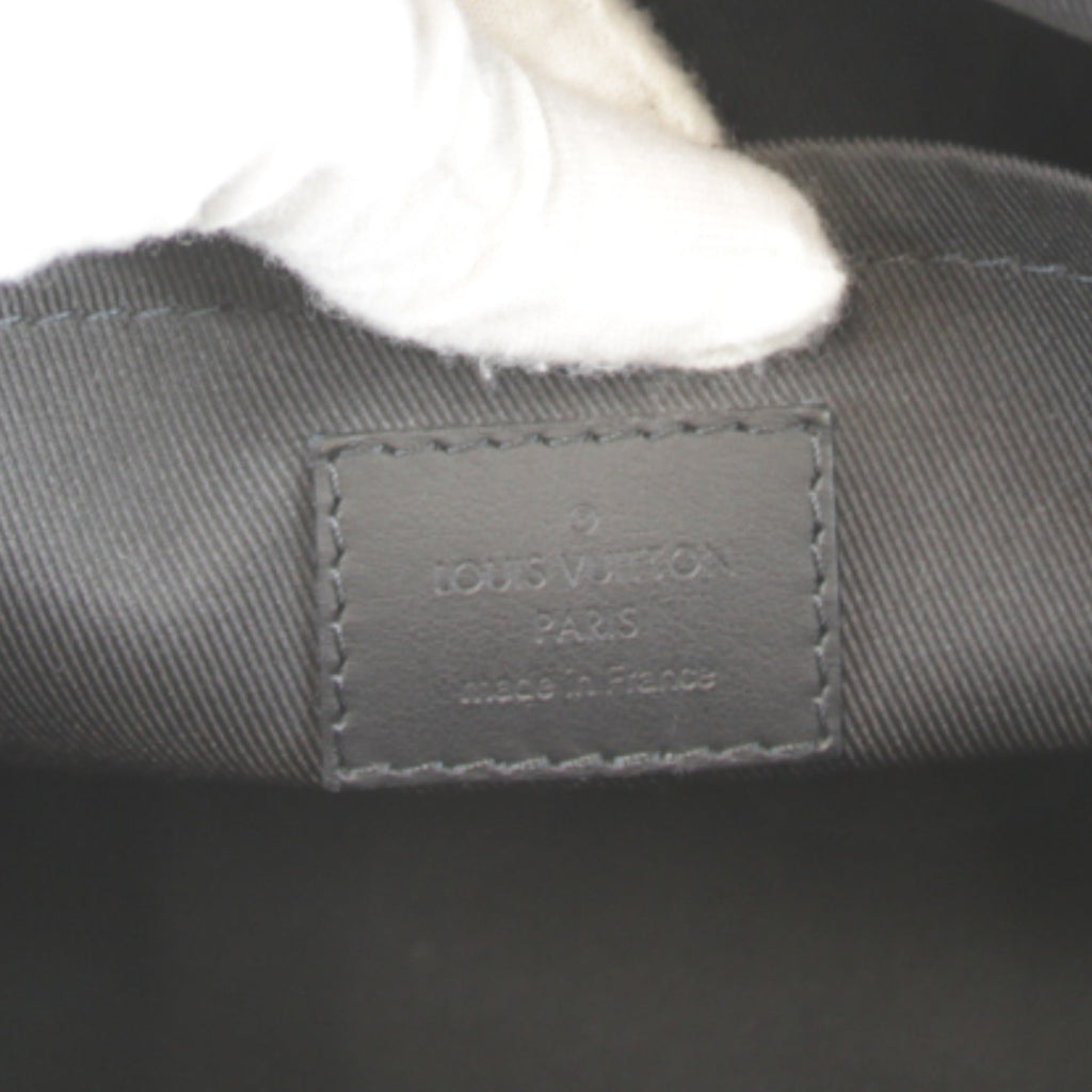 Louis Vuitton Black Leather Shoulder Bag