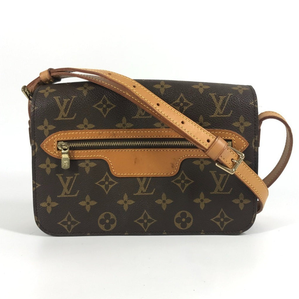 Louis Vuitton Brown Monogram Canvas Pochette Shoulder Bag