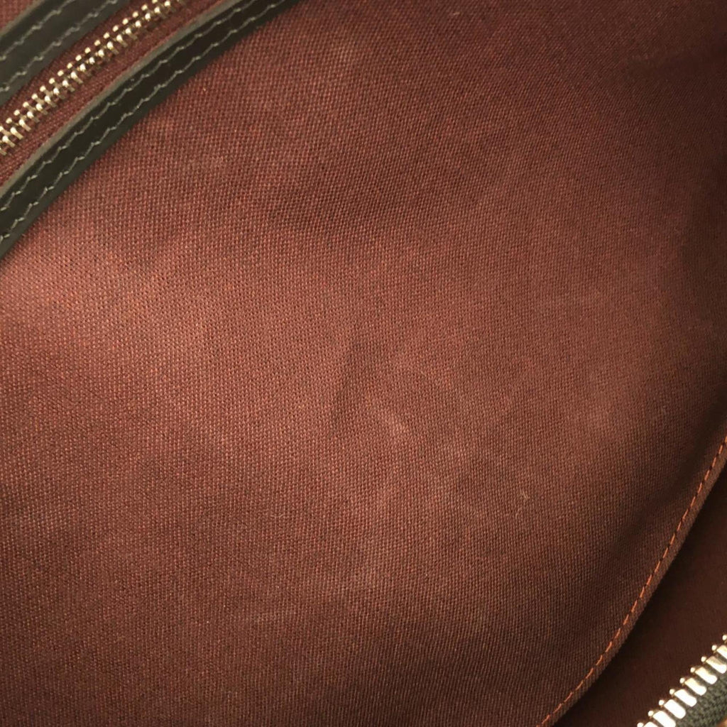 Louis Vuitton Marron Coated Canvas Boston Bag