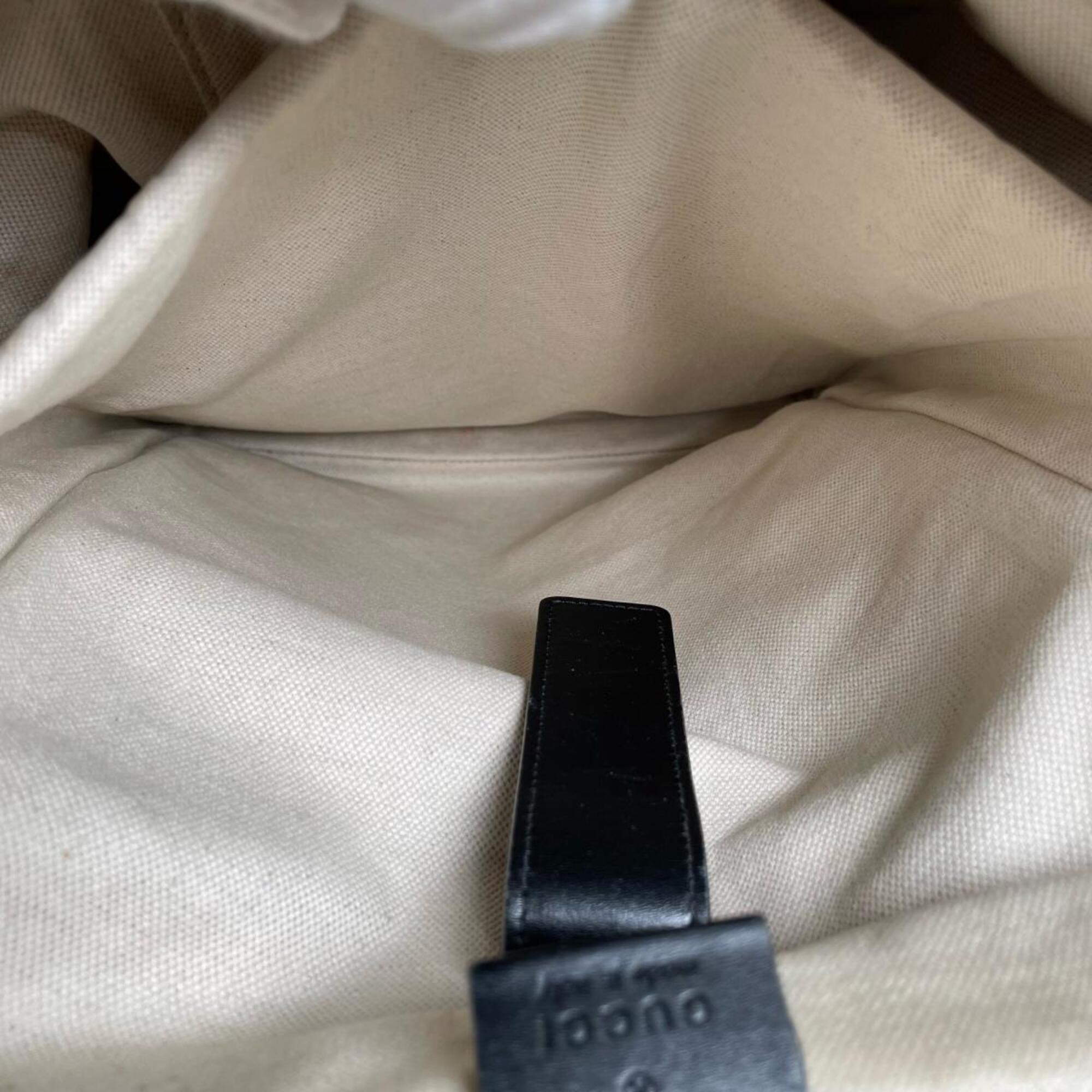 Gucci Black Leather Backpack (Pre-Owned)