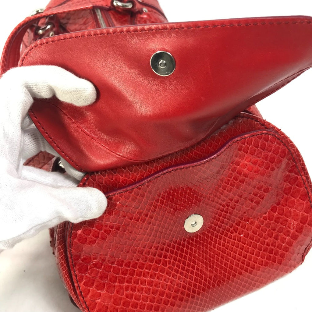 Celine Red Other Boston Bag