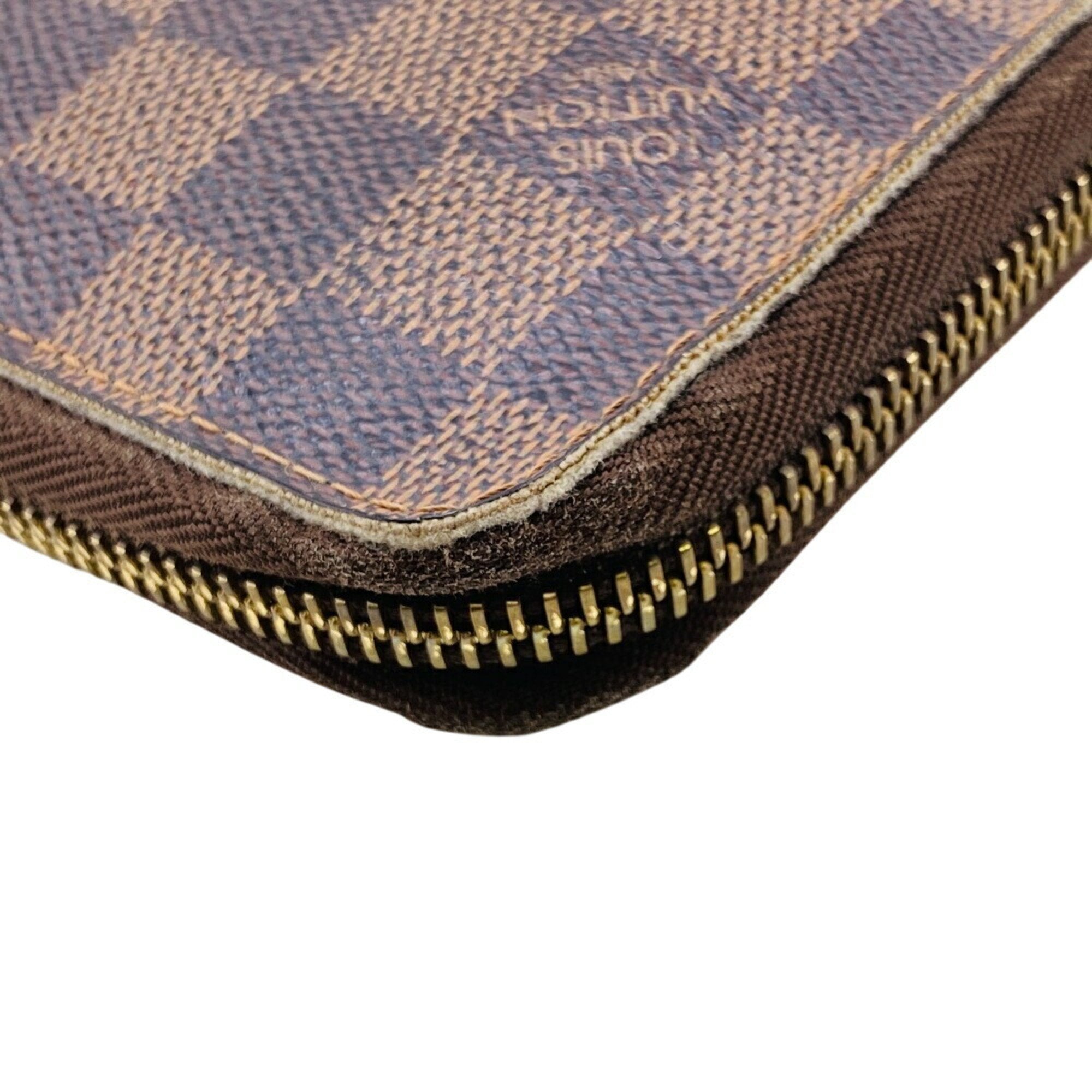 Louis Vuitton Brown Leather Long Wallet