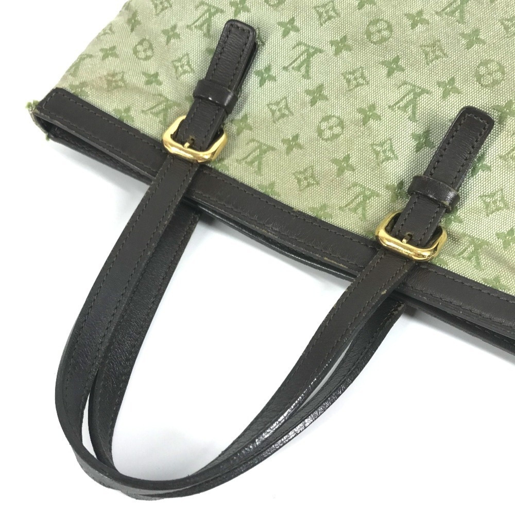 Louis Vuitton Galle Khaki Monogram Monogram Mini Handbag Shoulder Bag Tote Bag