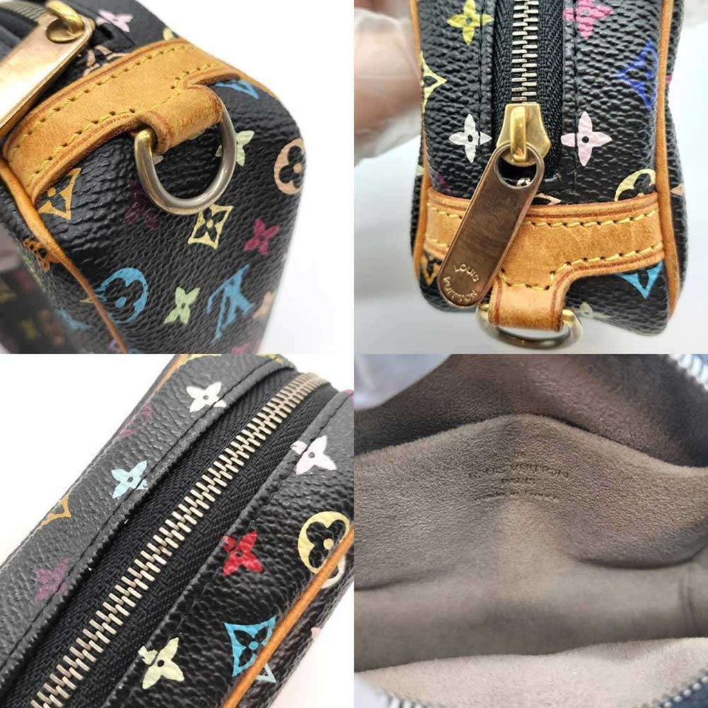Louis Vuitton Black Monogram Multicolore Pouch