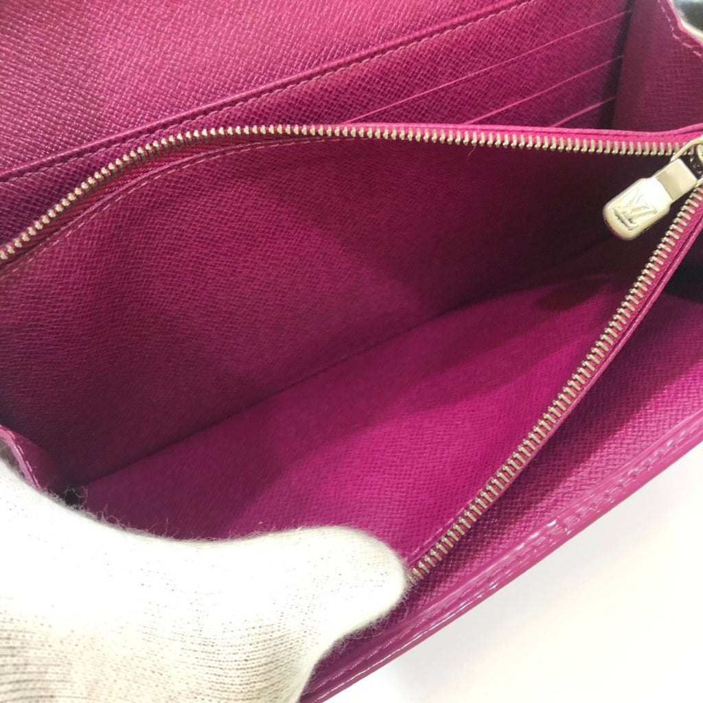 Louis Vuitton Epi Fuchsia Purple Epi Leather Long Wallet