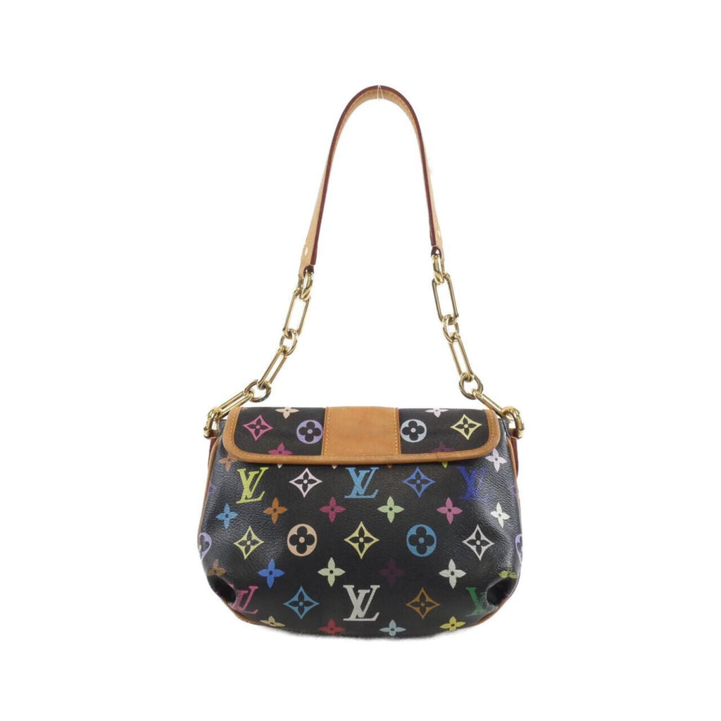 Louis Vuitton Black Coated Canvas Shoulder Bag