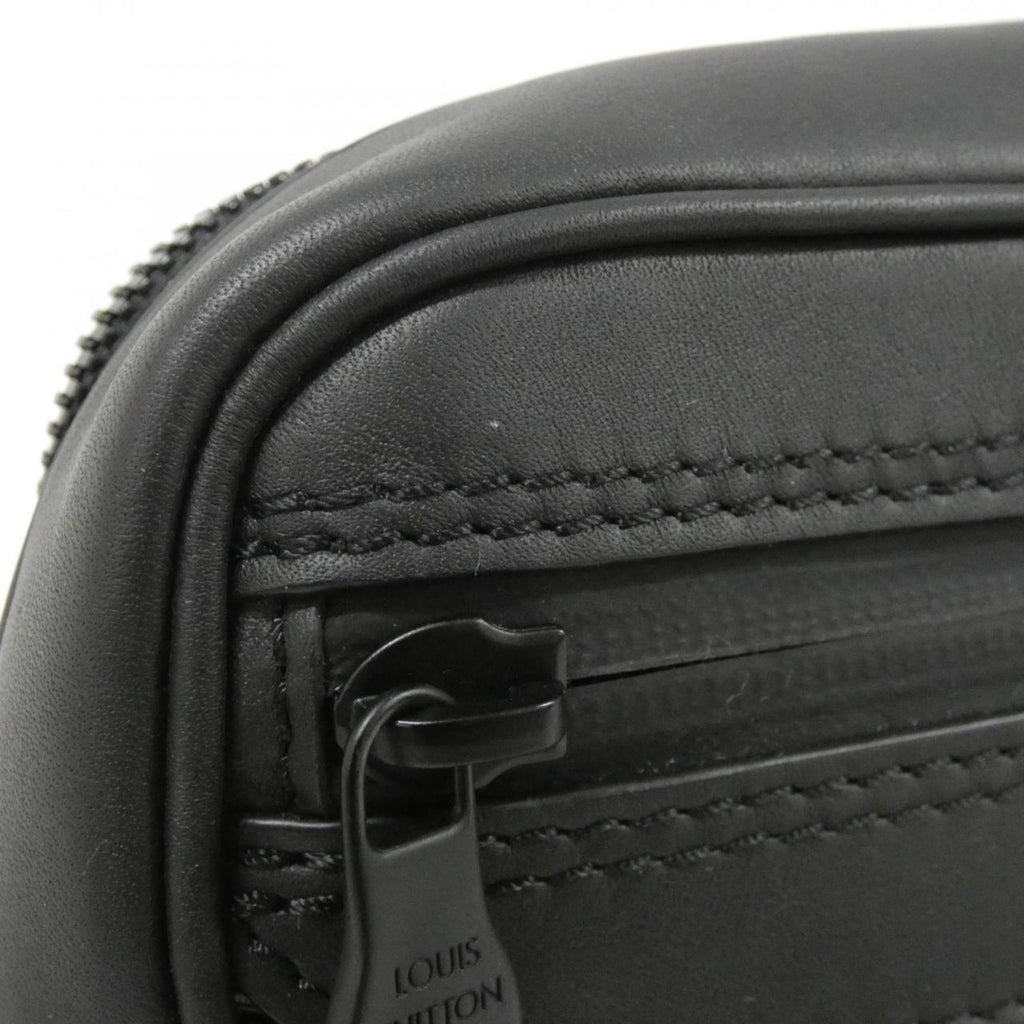 Louis Vuitton Black Nylon Leather Shoulder Bag