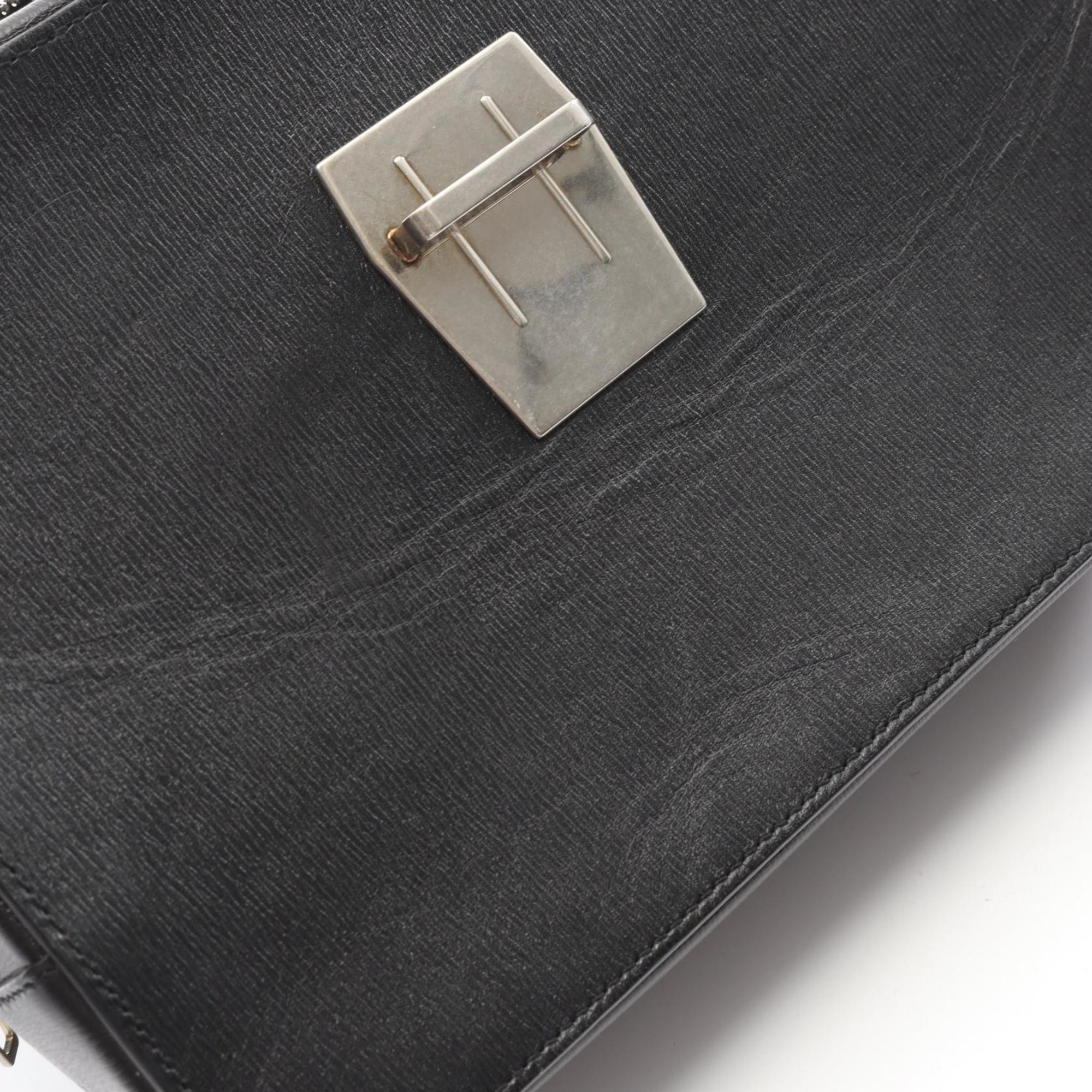 Balenciaga Black Leather Shoulder