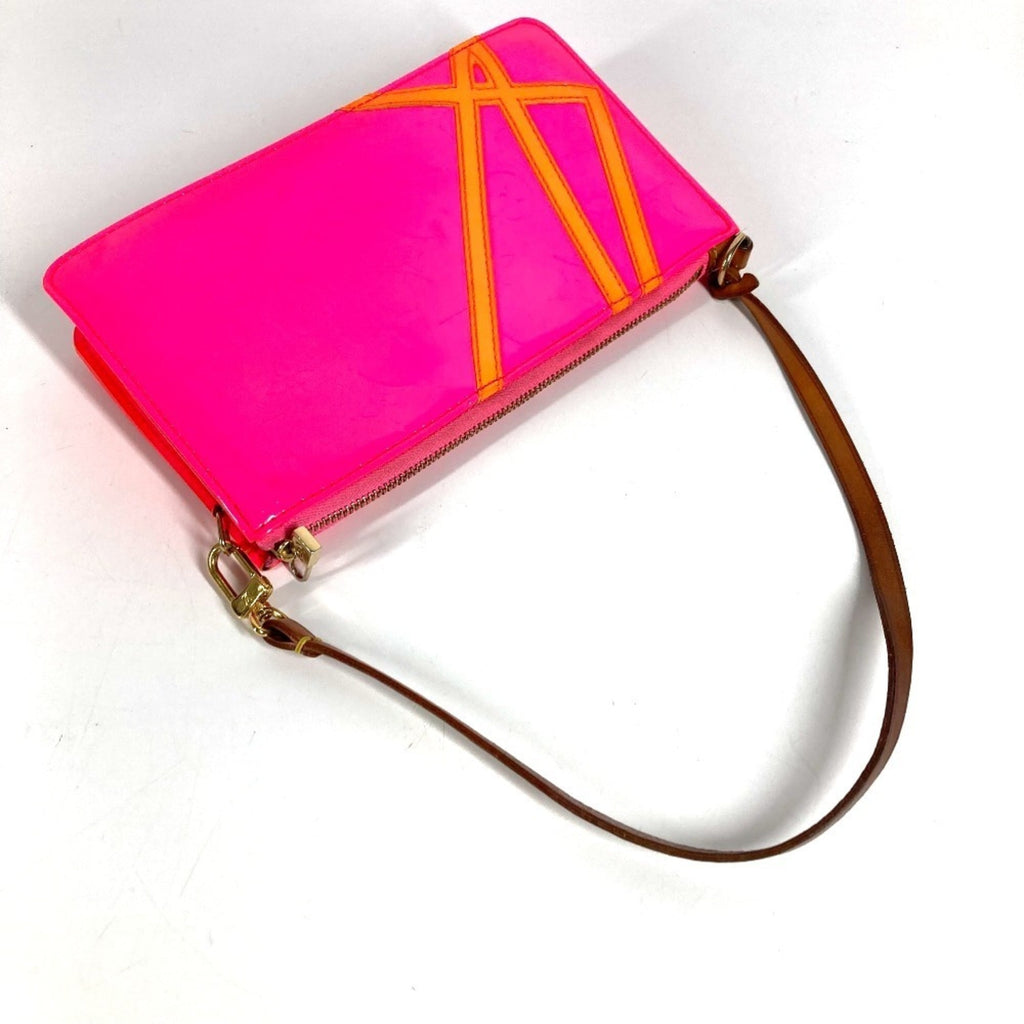 Louis Vuitton Pink Monogram Vernis Handbag Pouch Shoulder Bag