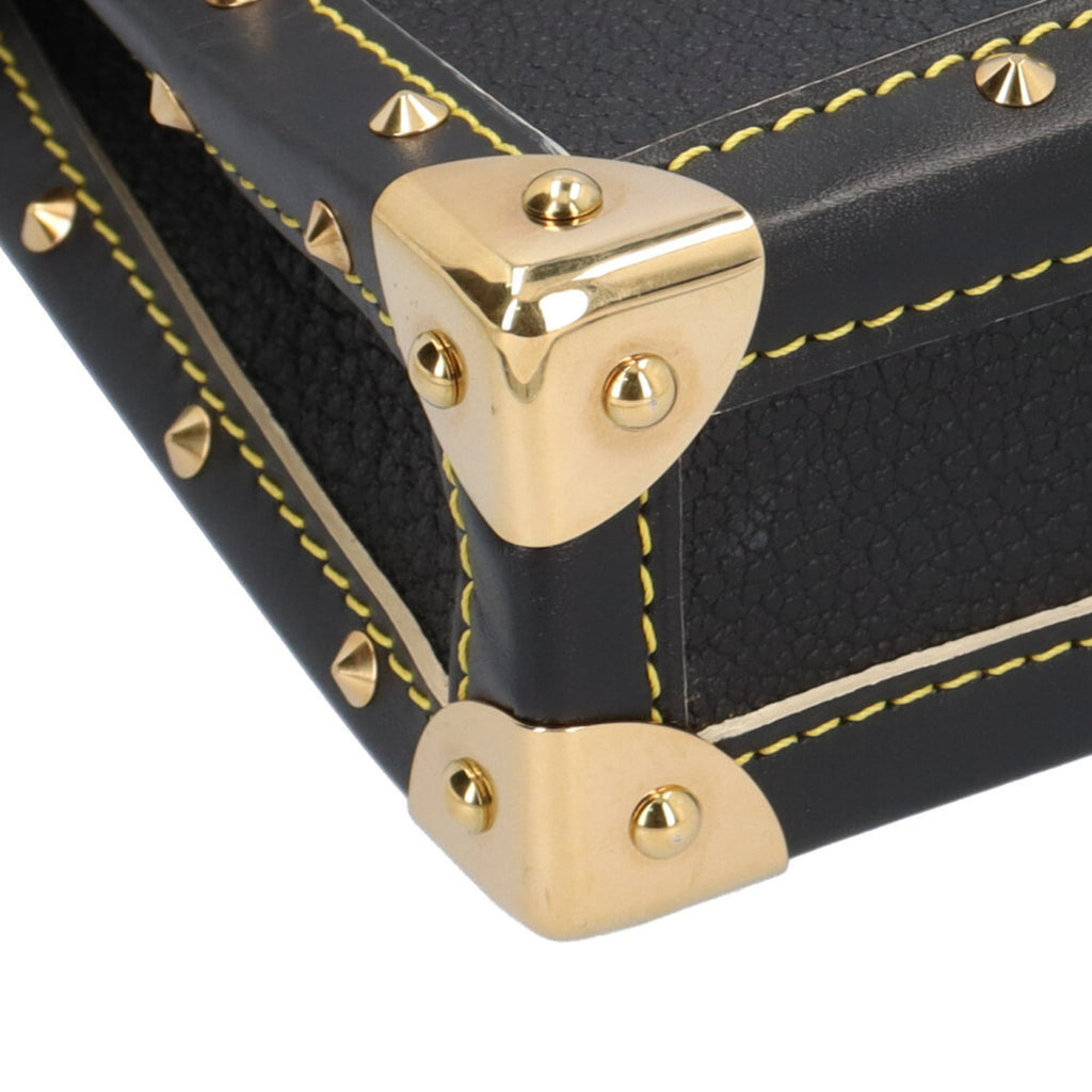 Louis Vuitton Black Leather Shoulder Bag
