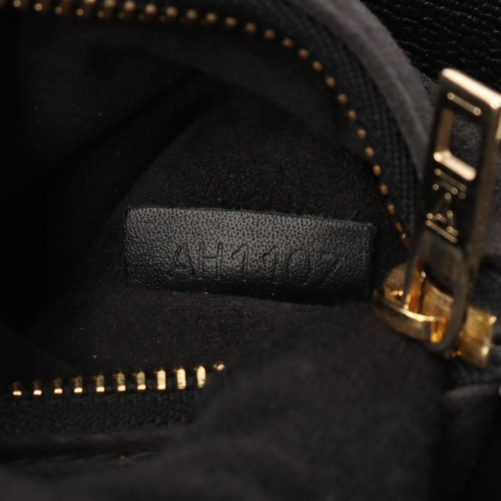 Louis Vuitton Black Leather Handbag