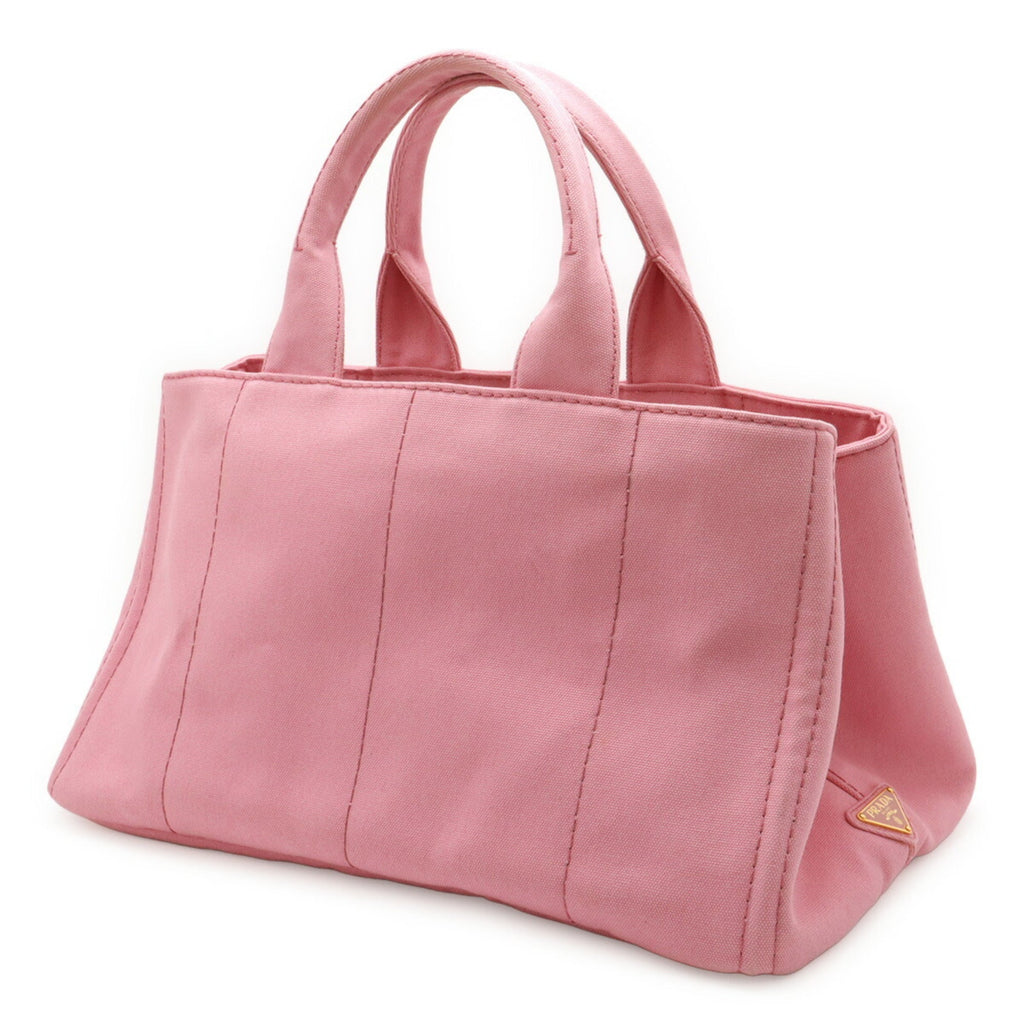 Prada Canapa Pink Canvas Handbag Tote Bag