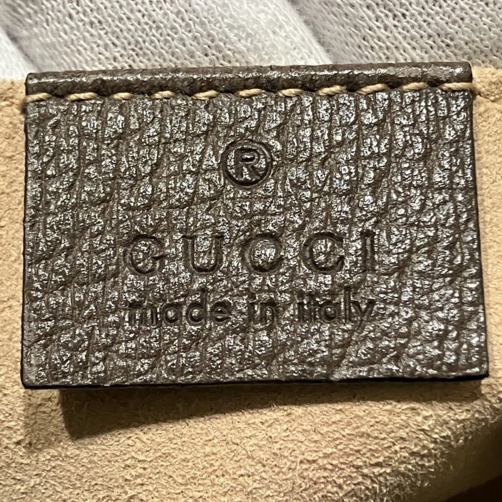 Gucci Brown Pvc Leather Handbag (Pre-Owned)