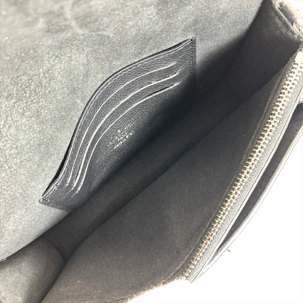 Louis Vuitton Black Leather Pochette Shoulder Bag