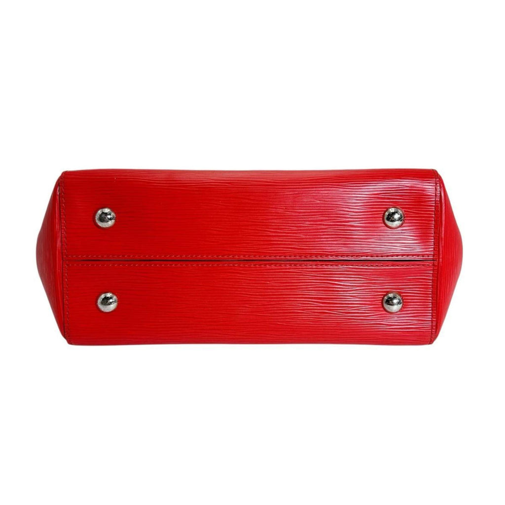 Louis Vuitton Red Color Epi Leather Handbag