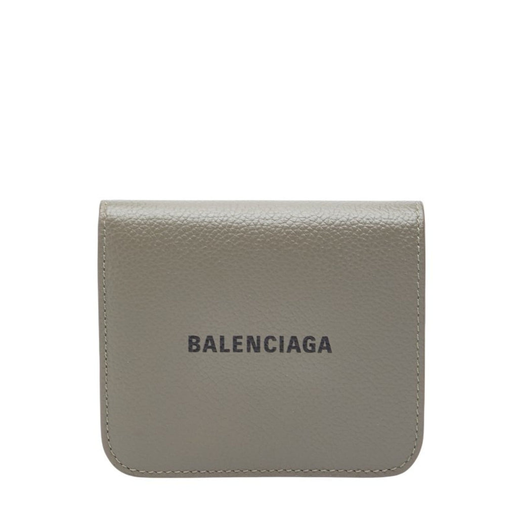 Balenciaga Gray Leather Wallet (Bi-Fold)