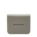 Balenciaga Gray Leather Wallet (Bi-Fold)