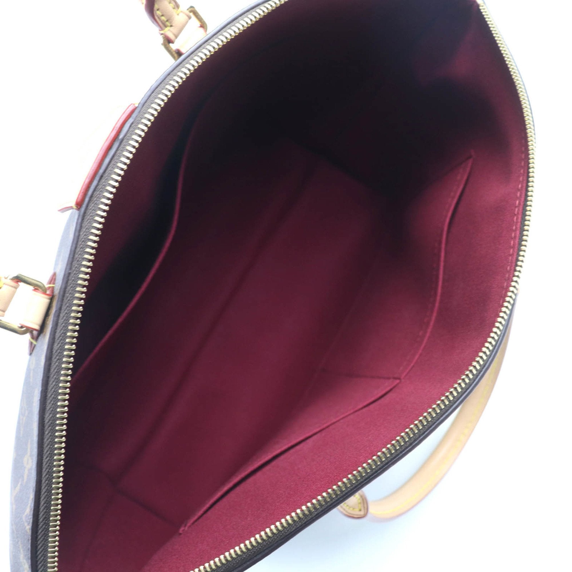 Louis Vuitton Brown Leather Handbag