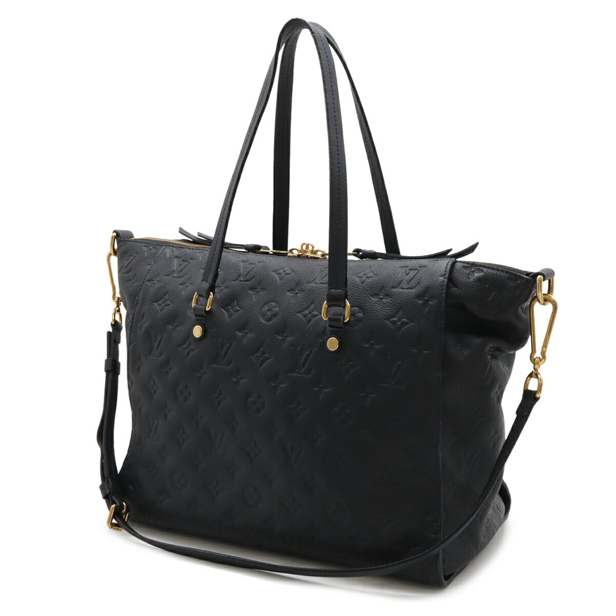 Louis Vuitton Infini Navy Monogram Empreinte Shoulder Bag Tote Bag