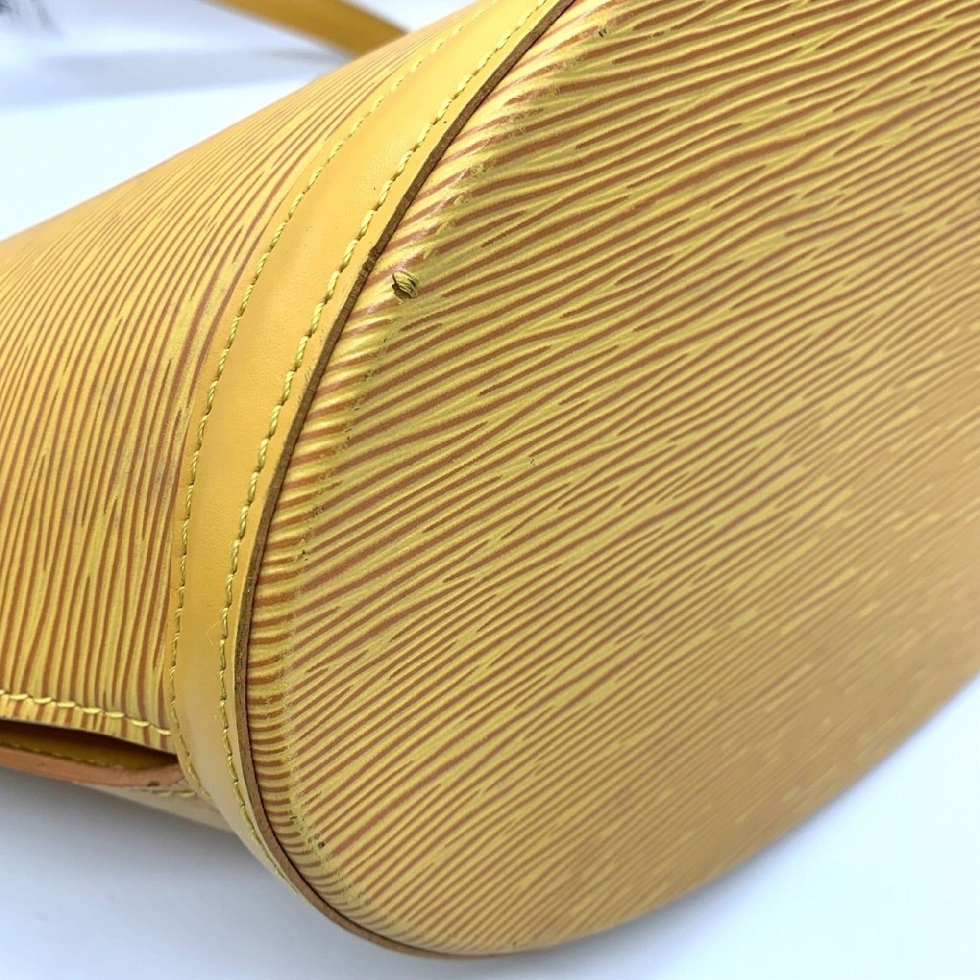 Louis Vuitton Epi Yellow Epi Leather Shoulder Bag