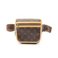 Louis Vuitton Brown Pvc Coated Canvas Leather Fanny Pack