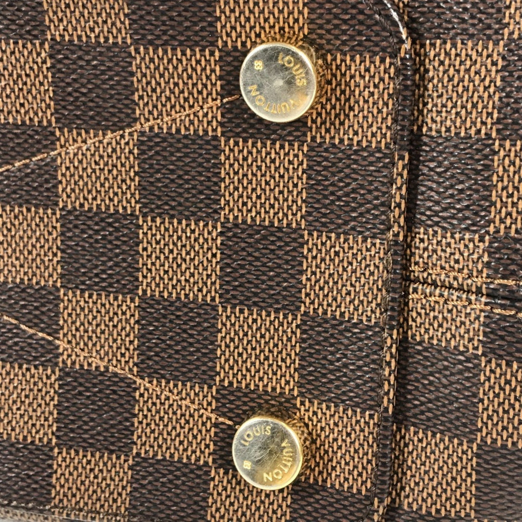 Louis Vuitton Damier Brown Ebene Damier Canvas Shoulder Bag Tote Bag