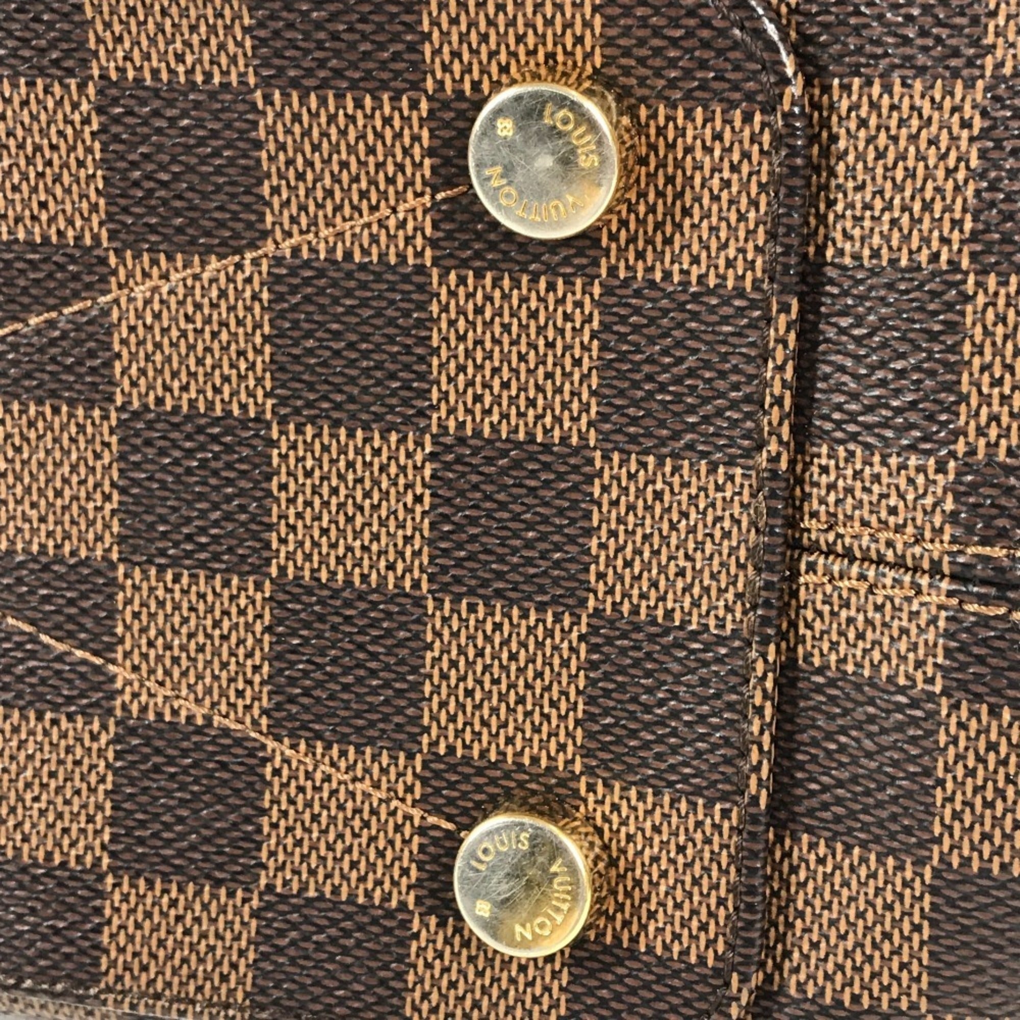 Louis Vuitton Damier Brown Ebene Damier Canvas Shoulder Bag Tote Bag