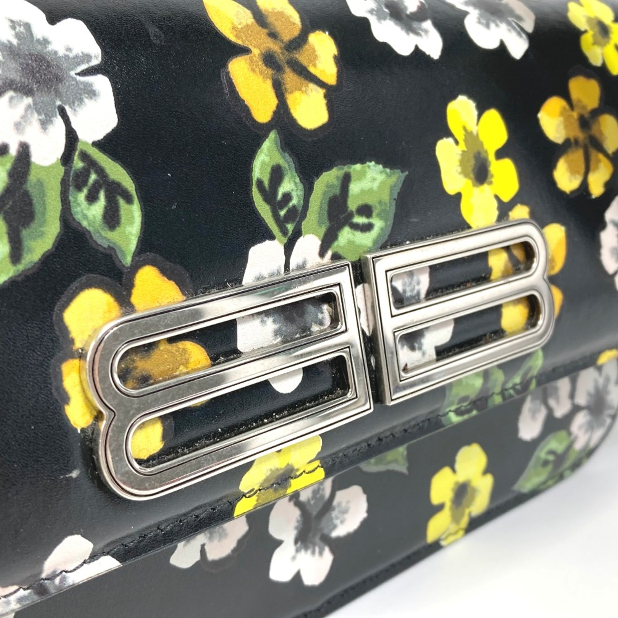 Balenciaga Black Leather Shoulder