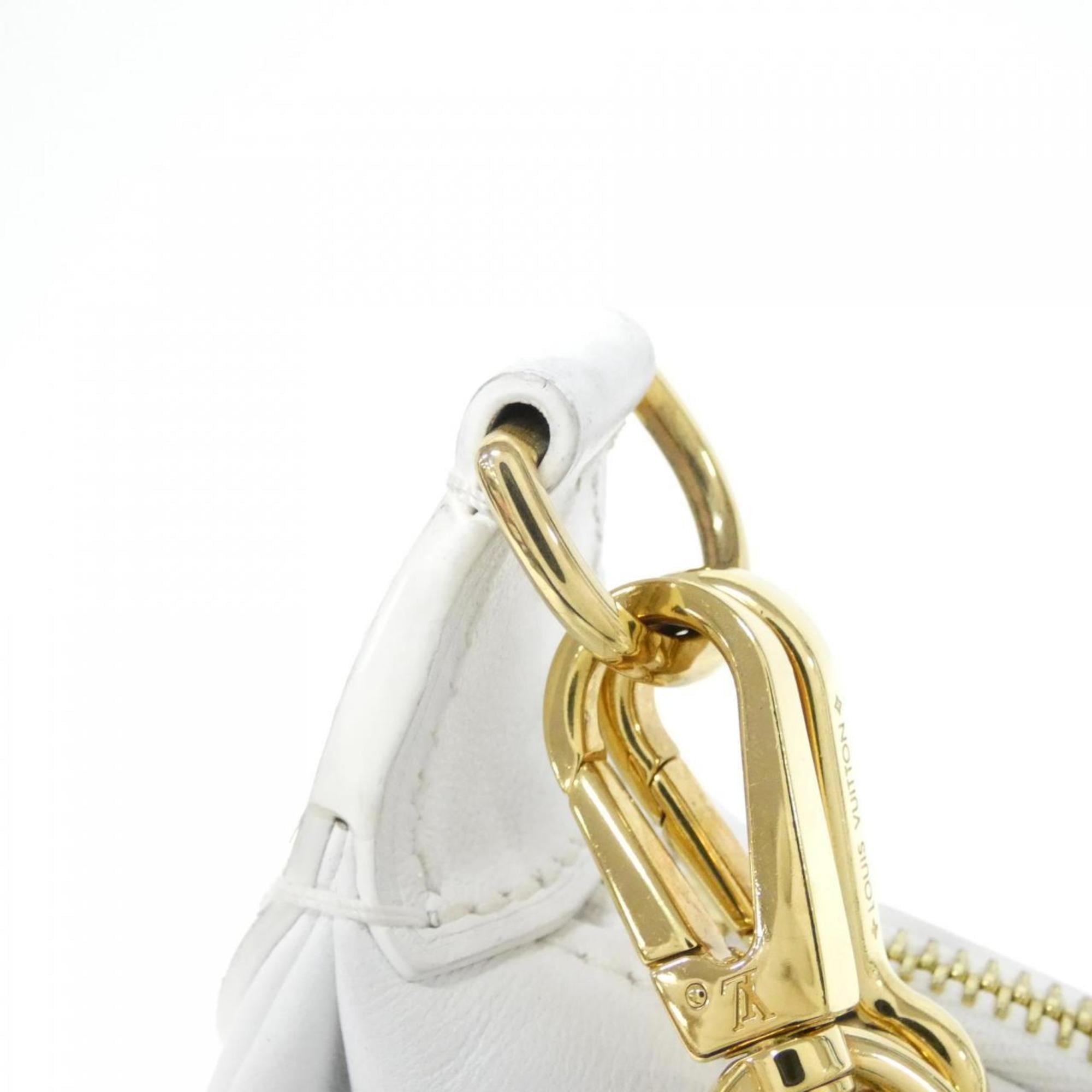 Louis Vuitton Off-White White Leather Shoulder Bag