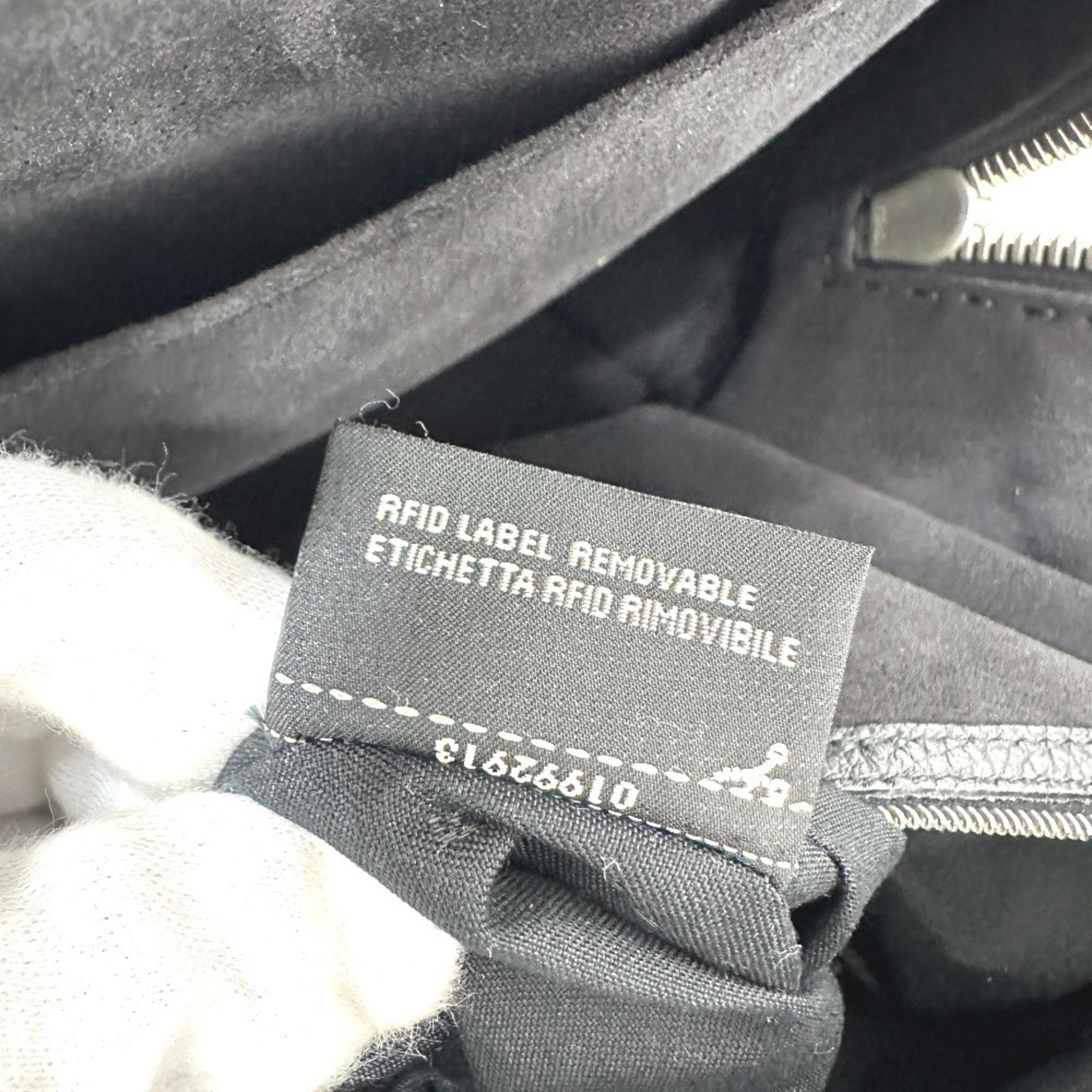 Fendi Black Leather Backpack