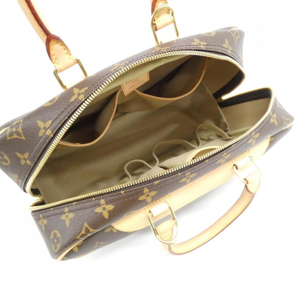 Louis Vuitton Marron Coated Canvas Handbag