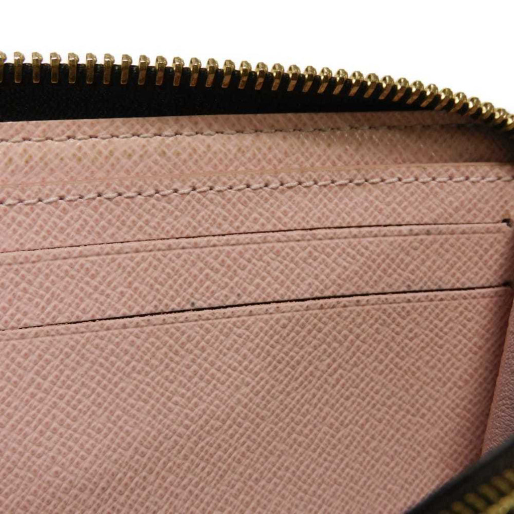 Louis Vuitton Brown Monogram Pink Rose Ballerine Monogram Canvas Leather Long Wallet