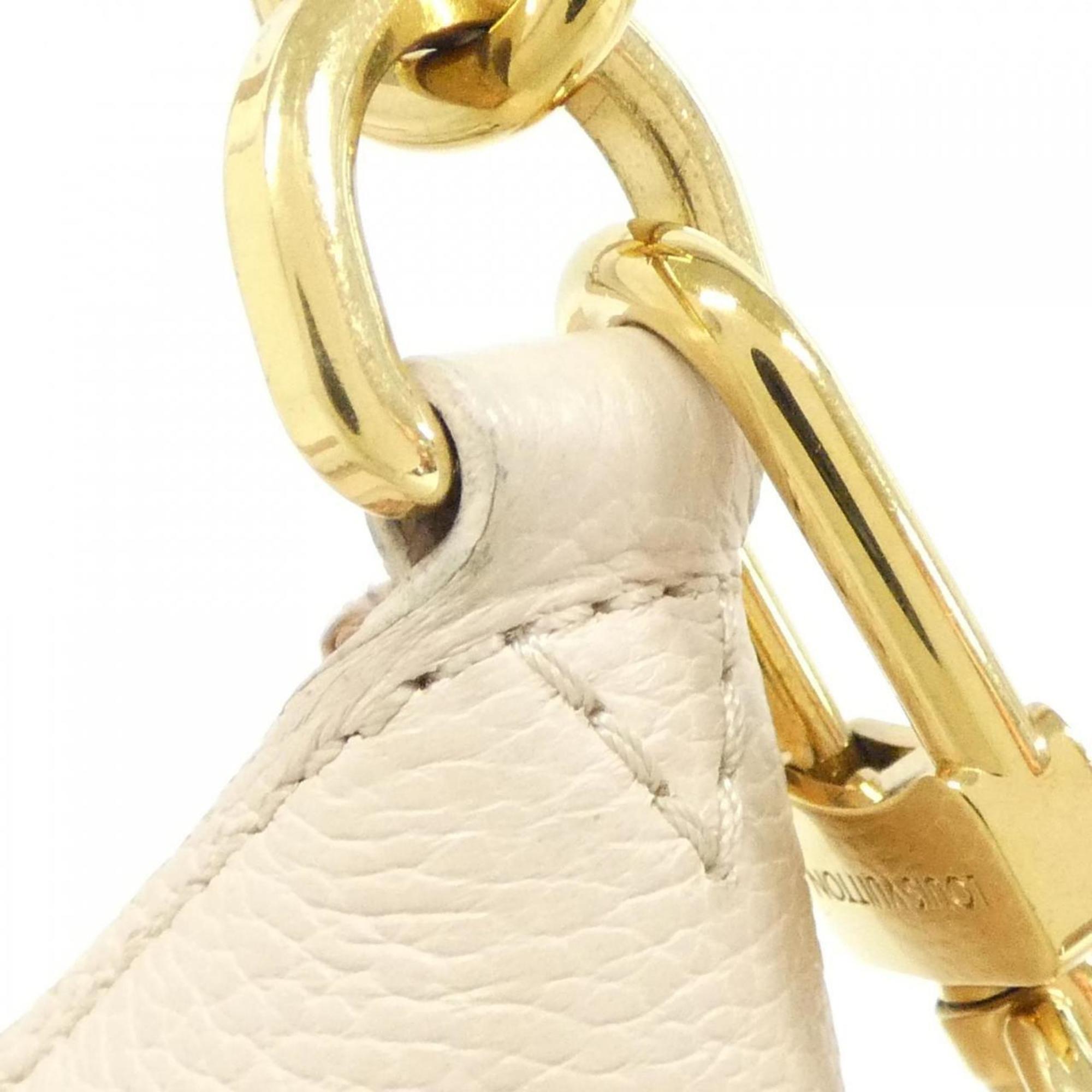 Louis Vuitton Beige Leather Shoulder Bag