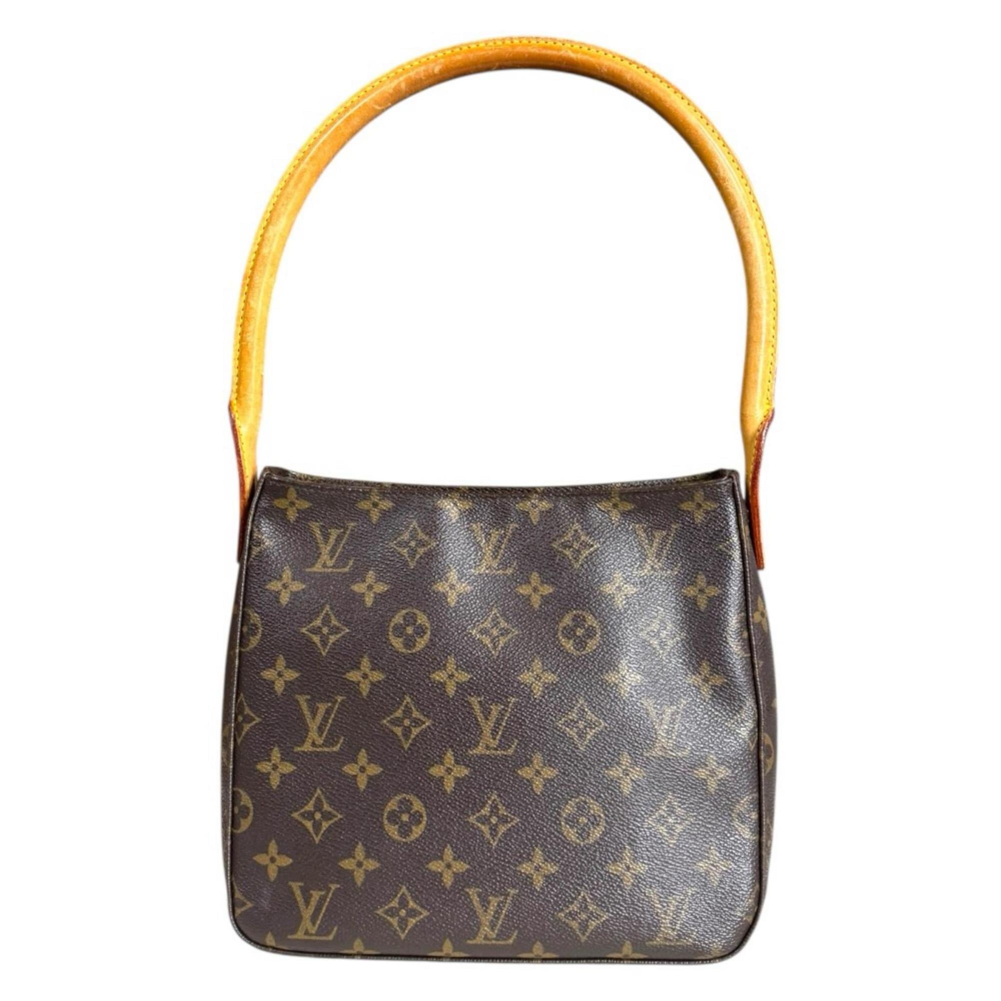 Louis Vuitton Brown Monogram Canvas Shoulder Bag