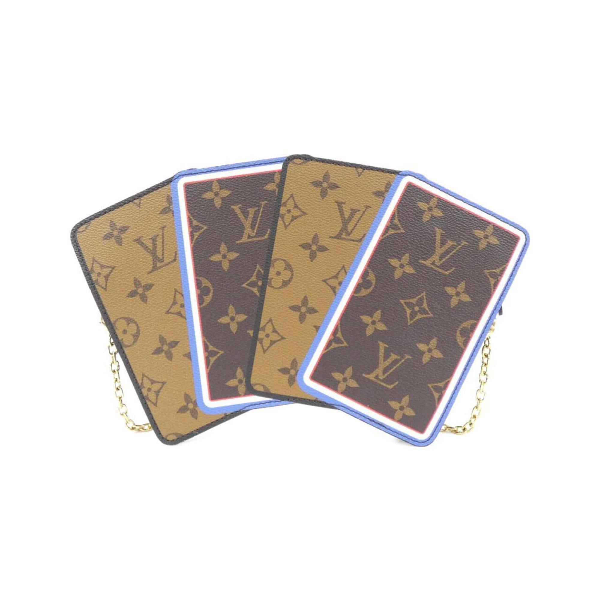 Louis Vuitton Brown Coated Canvas Pochette Shoulder Bag