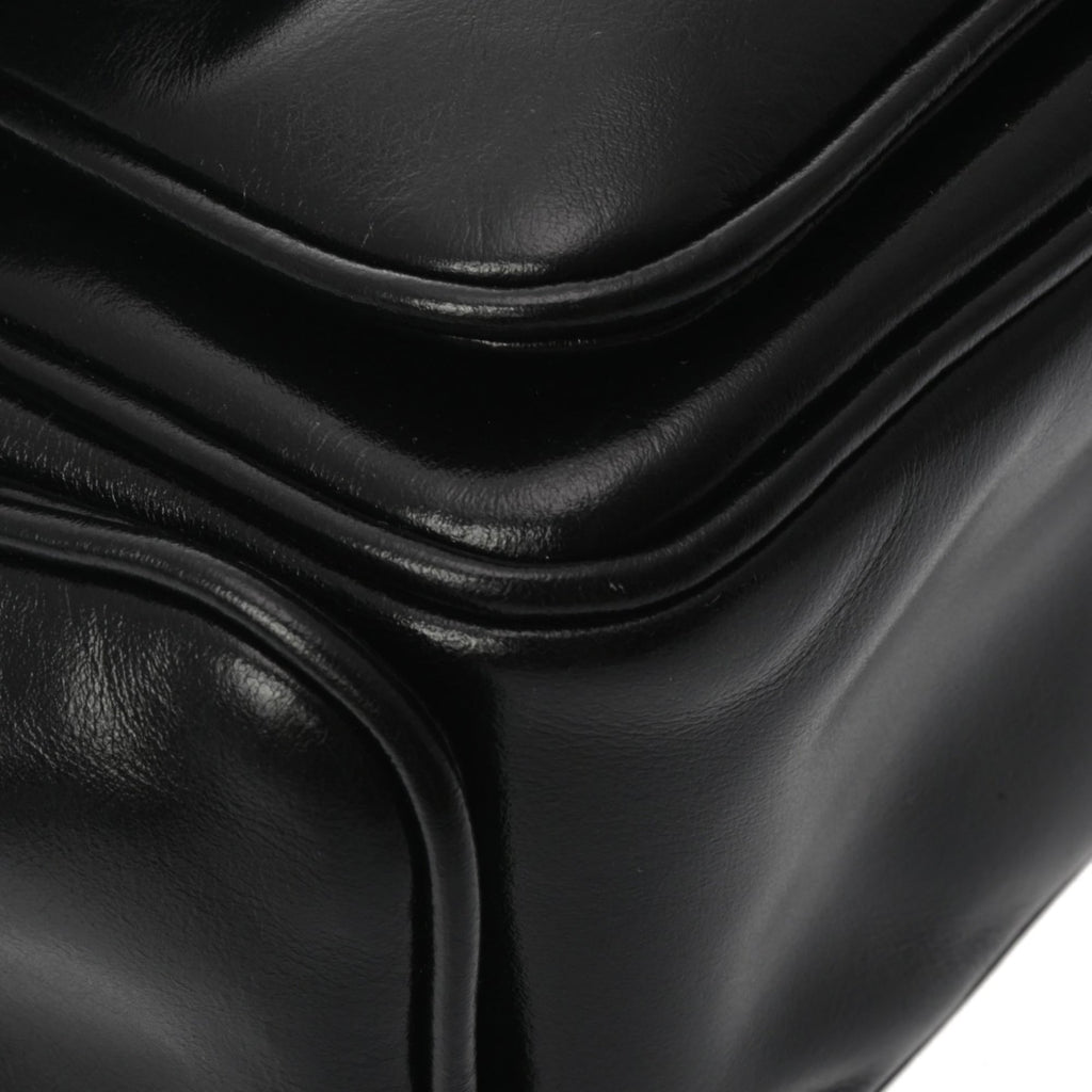 Louis Vuitton Black Leather Shoulder Bag