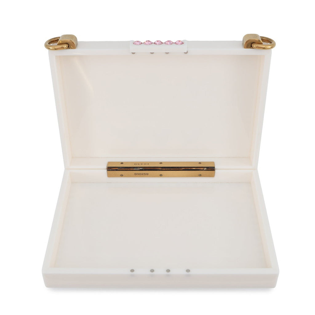 Gucci White Plastic Handbag Shoulder Bag (Pre-Owned)