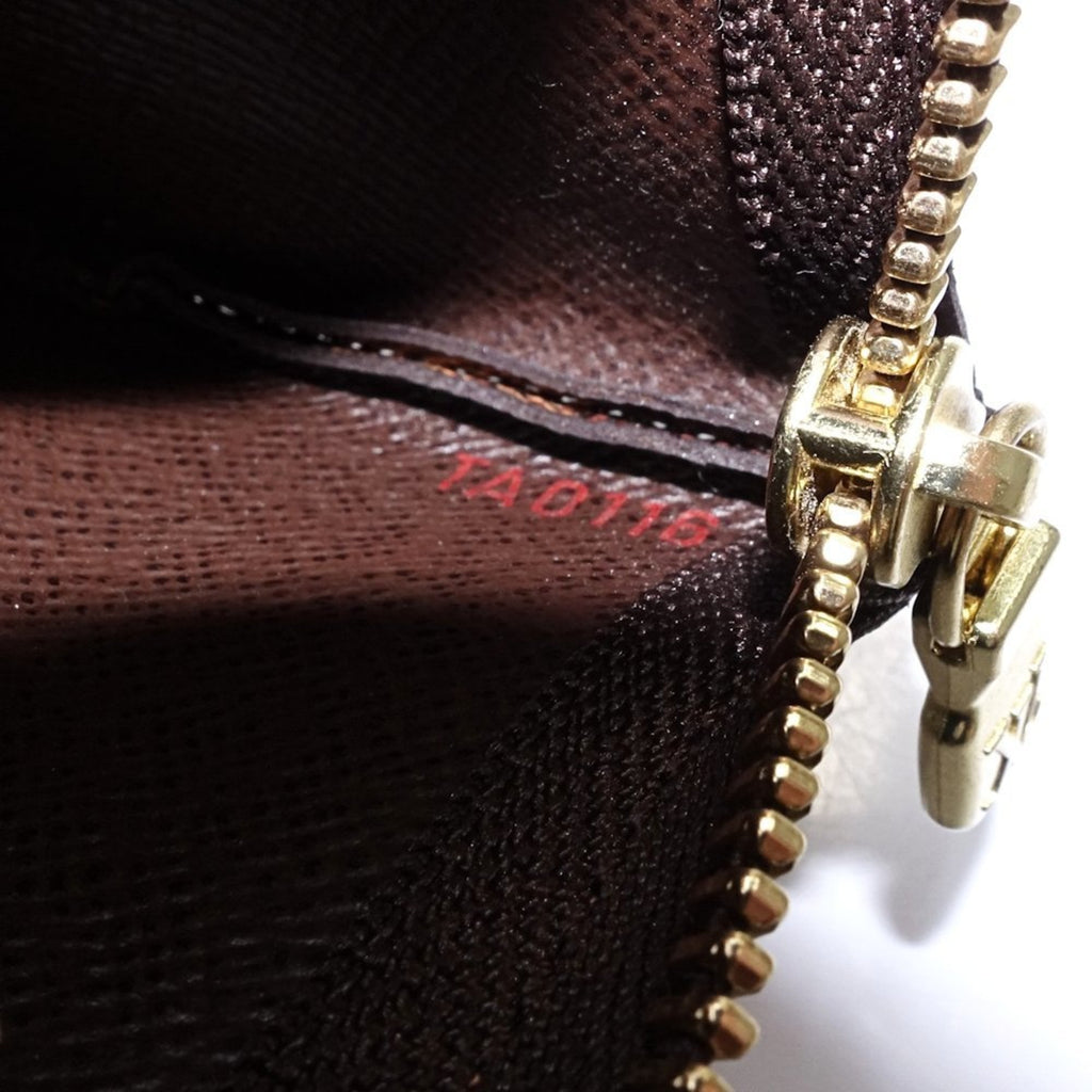 Louis Vuitton Damier Canvas Ebene Canvas Coin Purse/Coin Case