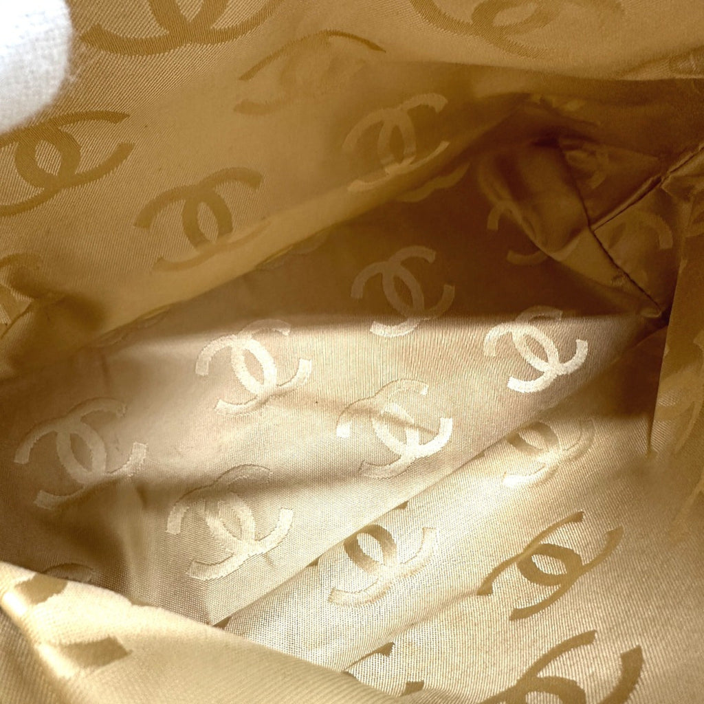 Chanel Beige Leather Tote Bag