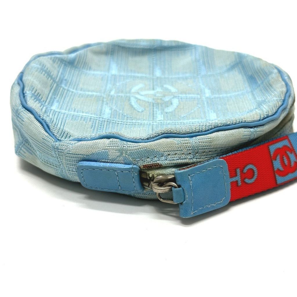 Chanel Blue Nylon Pouch