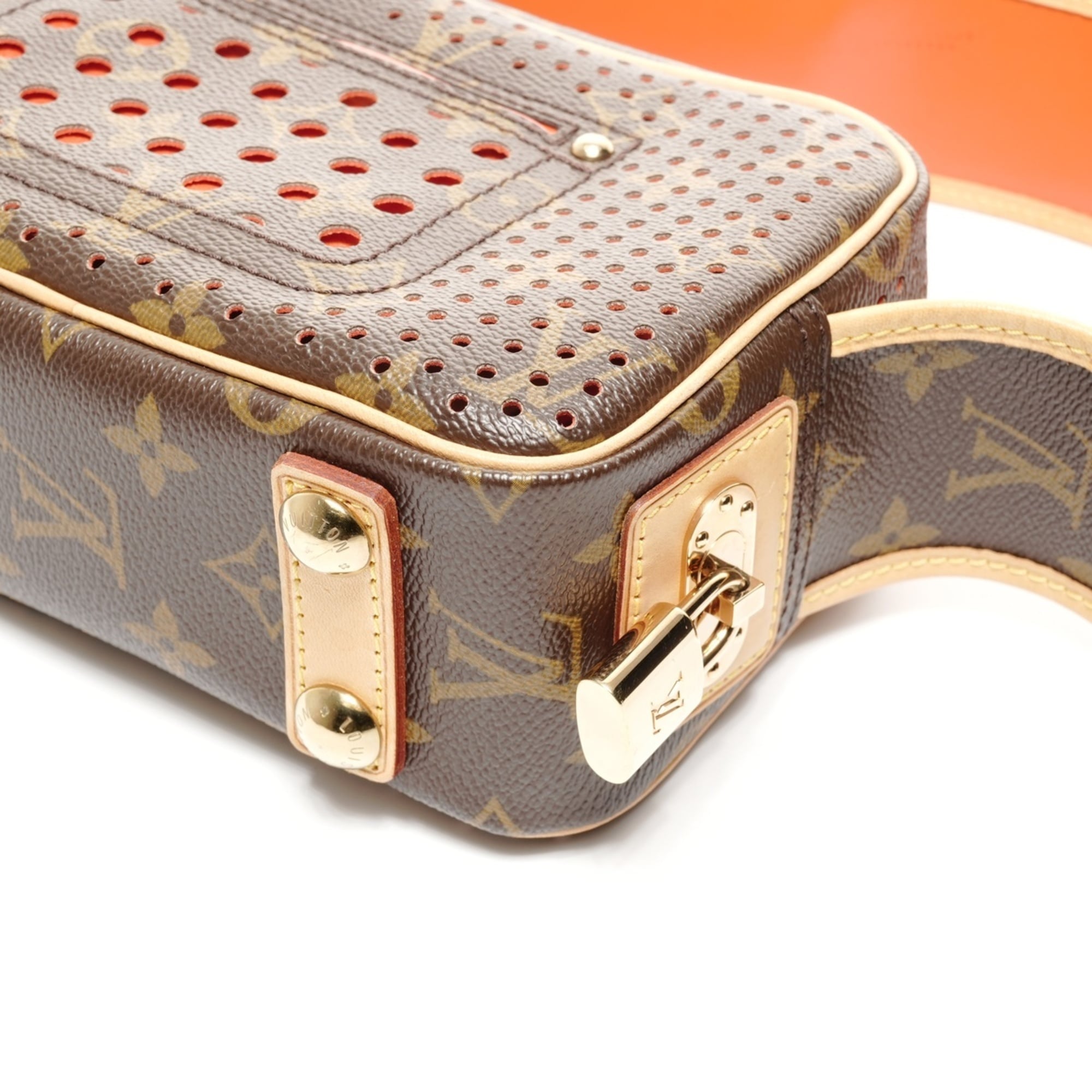 Louis Vuitton Brown Monogram Monogram Perforated Shoulder Bag
