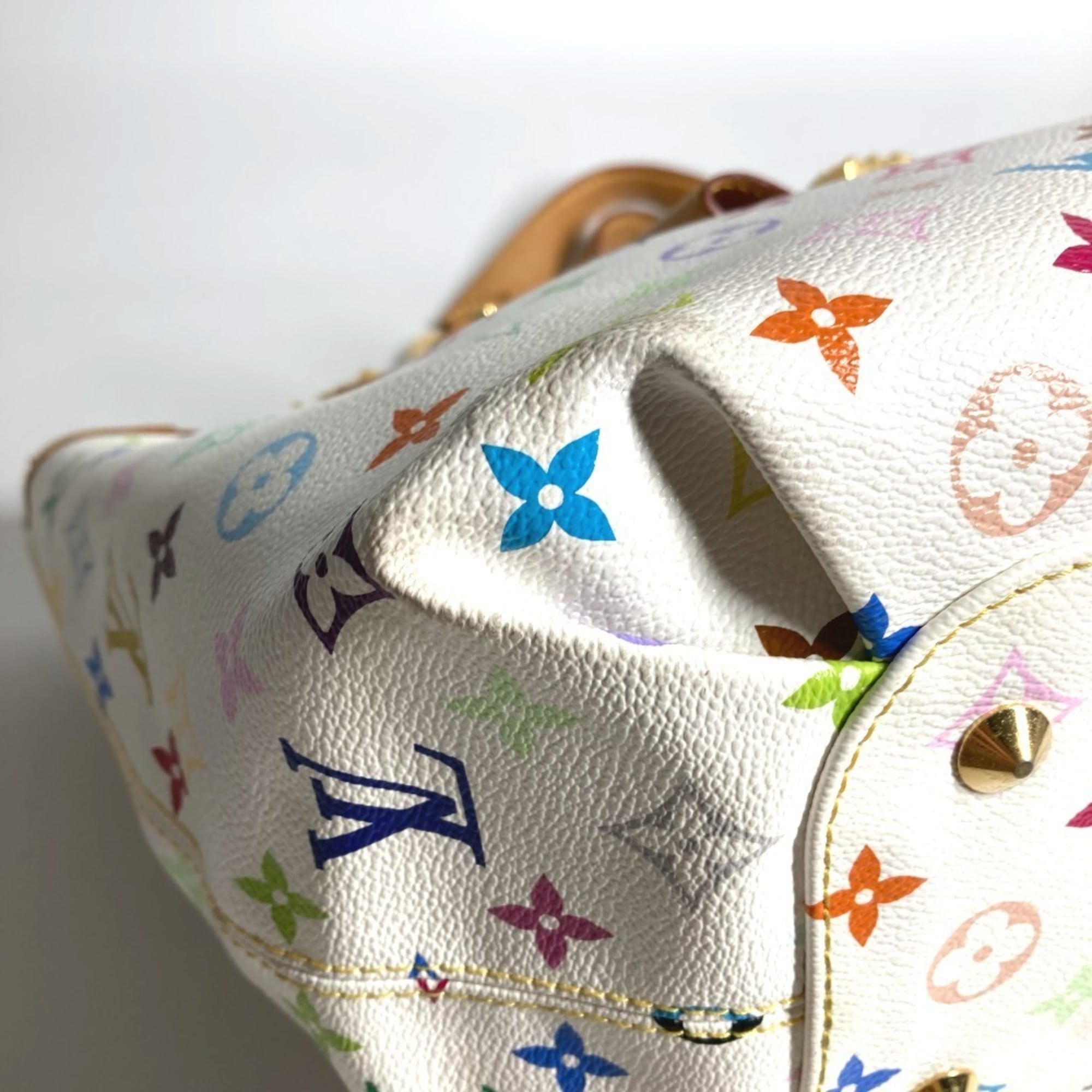 Louis Vuitton White Monogram Multicolore Handbag Shoulder Bag
