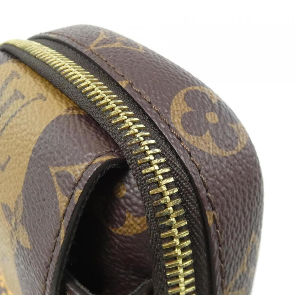 Louis Vuitton Marron Coated Canvas Handbag Pouch Shoulder Bag