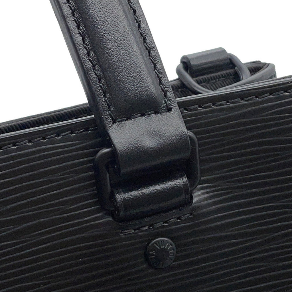 Louis Vuitton Black Noir Epi Leather Handbag