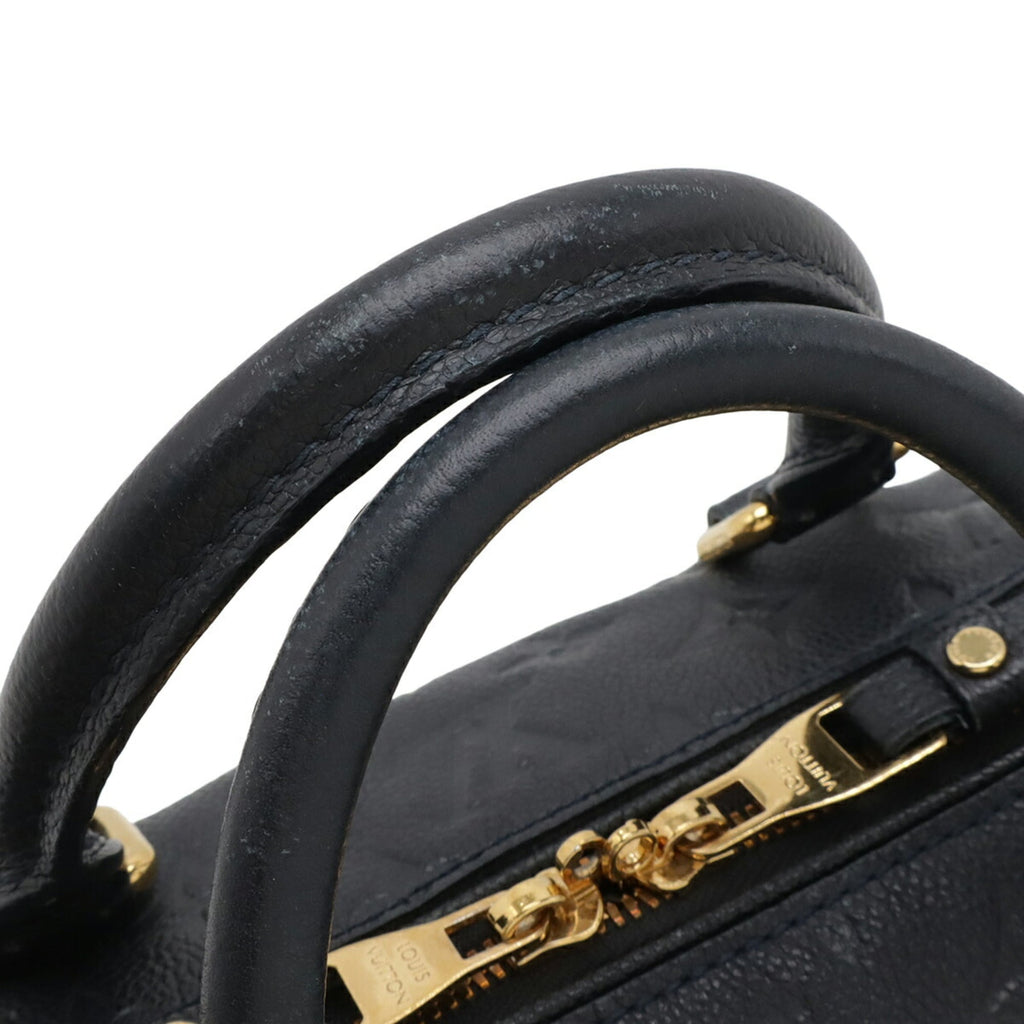 Louis Vuitton Infini Navy Monogram Empreinte Leather Handbag