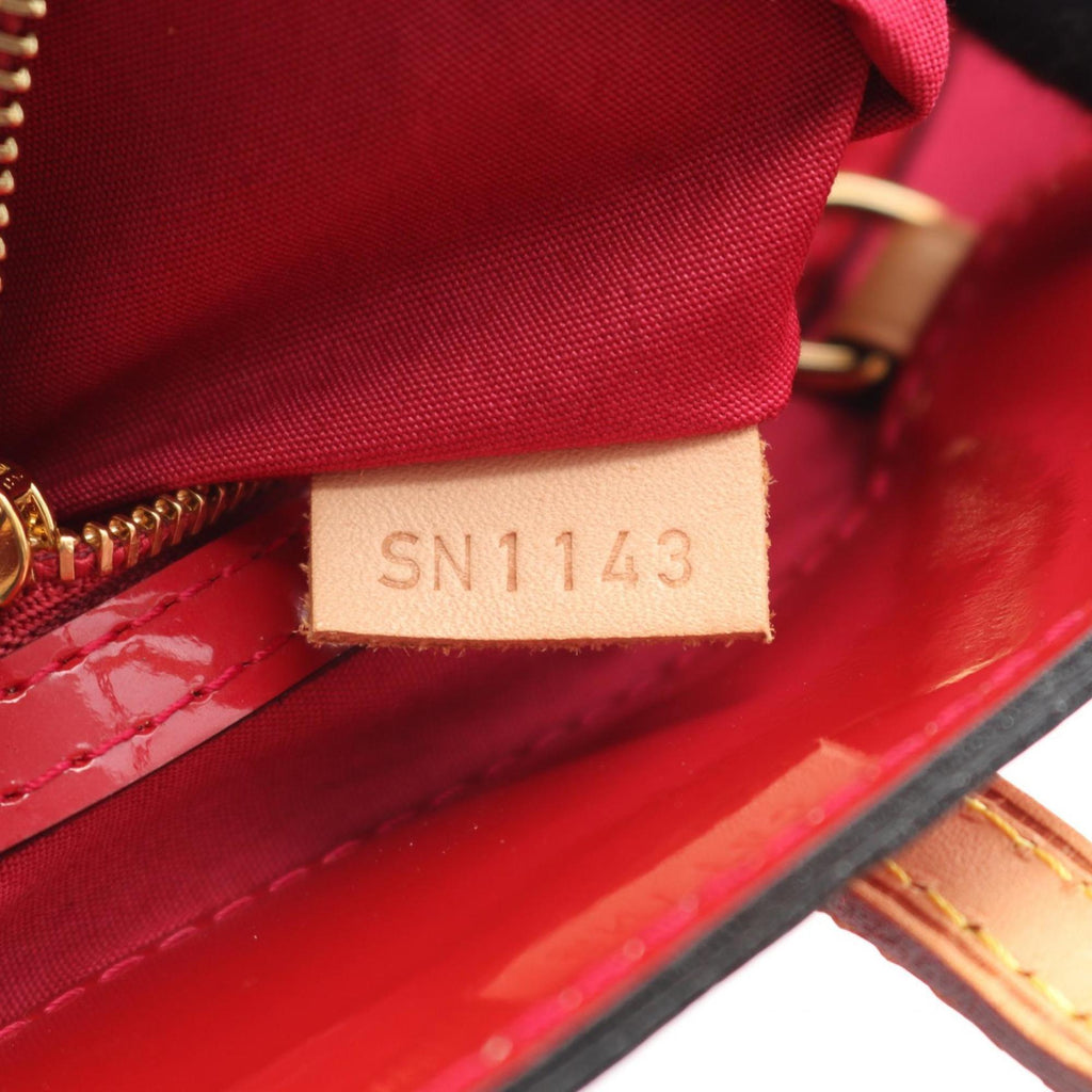 Louis Vuitton Indian Rose Red Color Vernis Handbag
