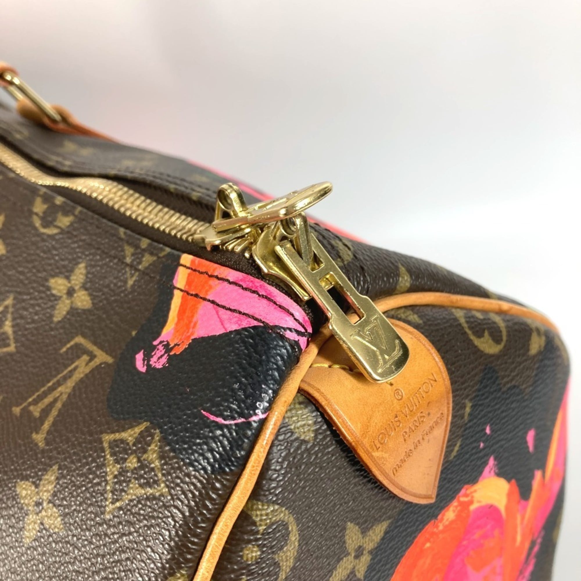 Louis Vuitton Monogram Rose Brown Monogram Rose Pink Monogram Boston Bag