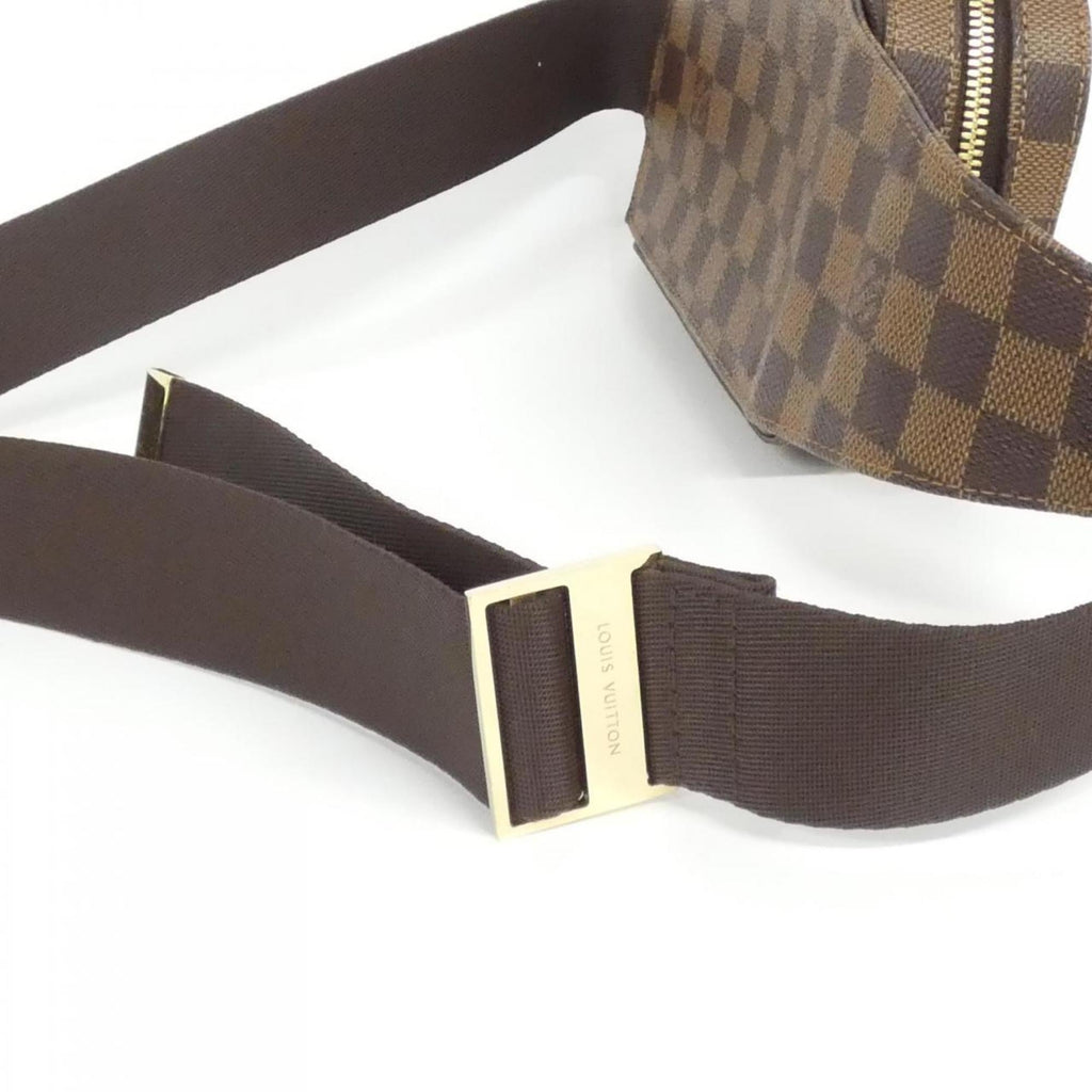 Louis Vuitton Brown Coated Canvas Shoulder Bag