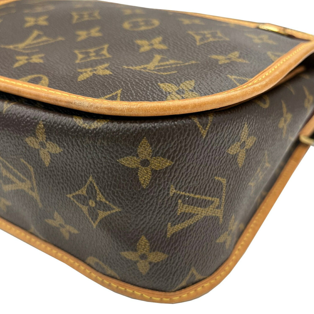 Louis Vuitton Brown Monogram Leather Shoulder Bag
