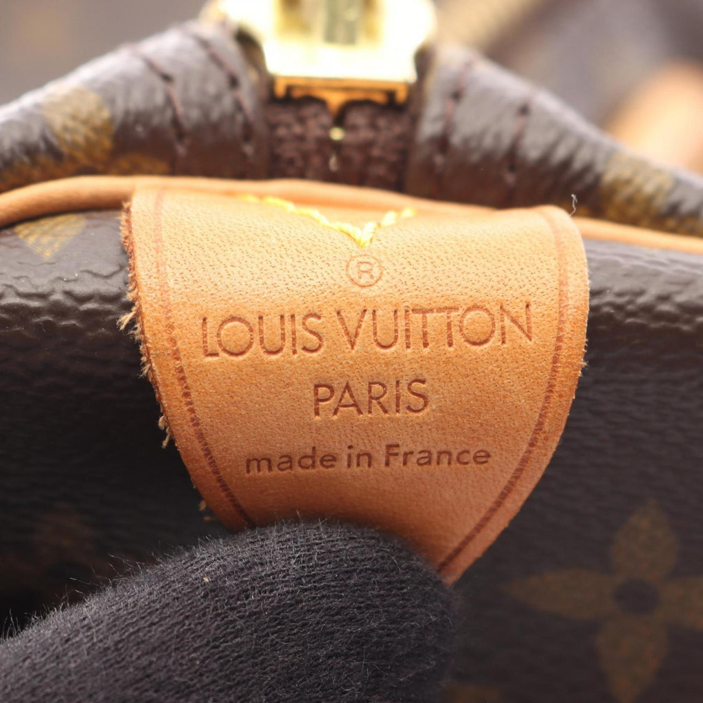 Louis Vuitton Brown Coated Canvas Pvc Monogram Leather Boston Bag